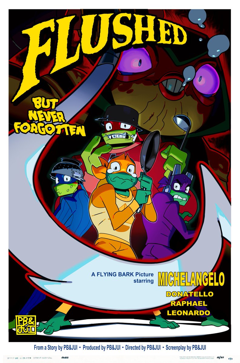 PBnJui's tweet photo. Verrrry late Halloween art😭
#rottmnt https://t.co/RQoeLM6dFK