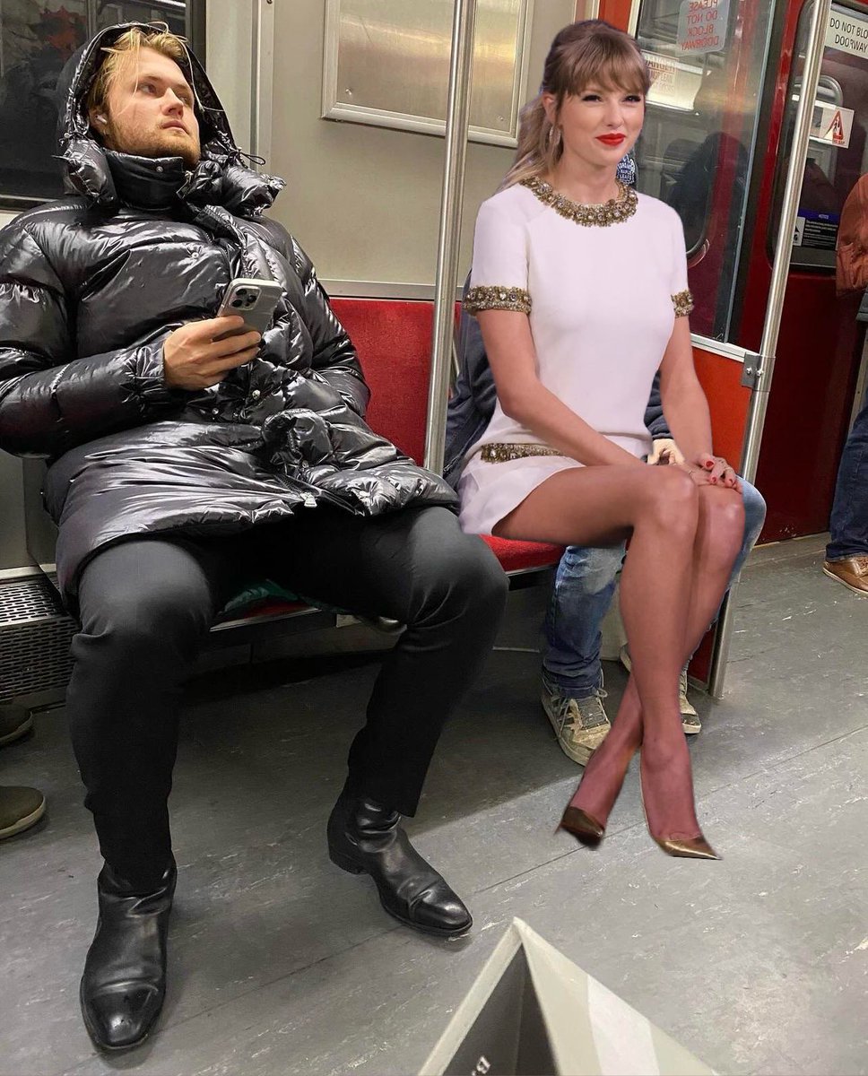 Taylor Swift spotted on the subway sitting beside William Nylander