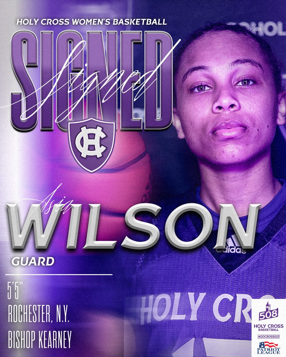 HCrossWBB's tweet image. Our newest 'Sader ✝️

Welcome to The Hill, Asia!

🇺🇸 Rochester, N.Y.
🏫 Bishop Kearney
🏀 Guard
📏 5'5"

#GoCrossGo | @leasiawilson3