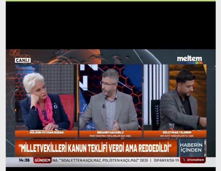 <a href="/tgrthabertv/">TGRT HABER</a> <a href="/tunaoztunc/">Tuna Öztunç</a> #nediyelim
Ömer Çelik YapıKayıtMağdurları için çözüm açıklaması yapsa ne güzel olurdu

#nasılyani
Yapı Denetimine Tabi Olan Yapılara Kontrollü
Yapı Denetimine Tabi Değilse Beyanla #YapıKayıtBekliyoruz

__
Mehmet Şimşek,Tesla,Süre
Fiyatlar
Bahçeliden kışlasız bedelli
<a href="/murat_kurum/">Murat KURUM</a>