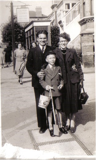 Tegwin was born out of wedlock in East Anglia in the 1940s. The picture shows him with his mother and stepfather. In the 1970s, a newspaper notification in Canada with a common surname helped trace his two half-brothers, which might not have happened otherwise

#genealogy