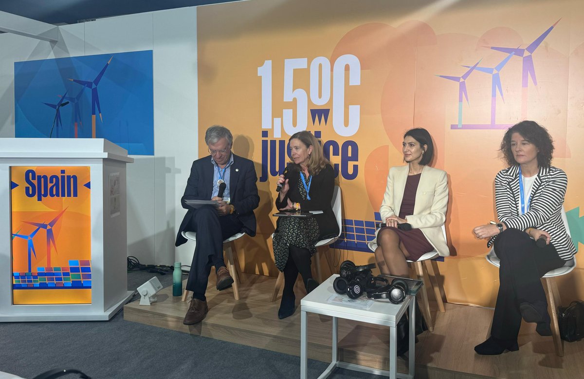 CEOE_ES's tweet photo. @COP29_AZ @CMNUCC ⚡️Hoy en la #COP29Azerbaijan celebramos el #DíadelaEnergía 

Hablamos de la #transicionenergética verde y de las políticas necesarias para impulsarla @mitecogob https://t.co/Af2tjY8JTx