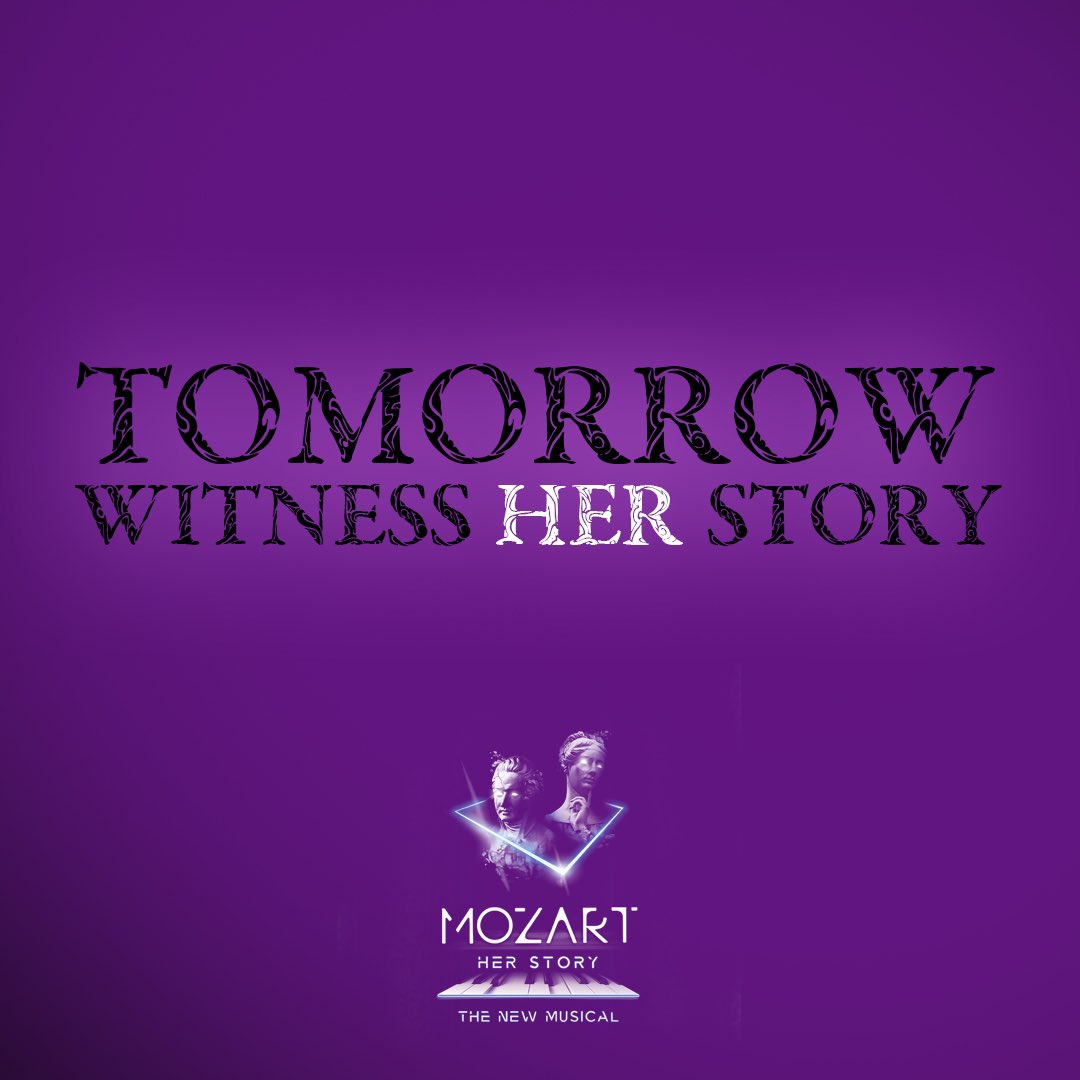 Meet Nan Mozart, tomorrow at Theatre Royal Drury Lane. 💜

#MozartHerStory