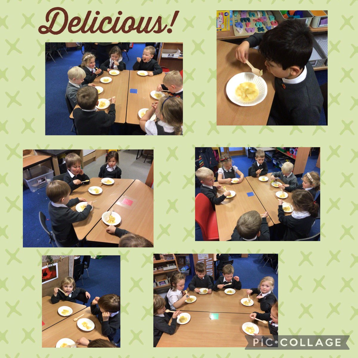 A snapshot of our past two weeks in Reception <a href="/Hollymountbury/">Holly Mount RC Primary</a> . In art, we created transient art firework pictures and explored texture to create a poppy. Next a trip to the orchard to harvest apples, before slicing and stewing them.  Finally, we enjoyed all our hard work!🍏🍎😋