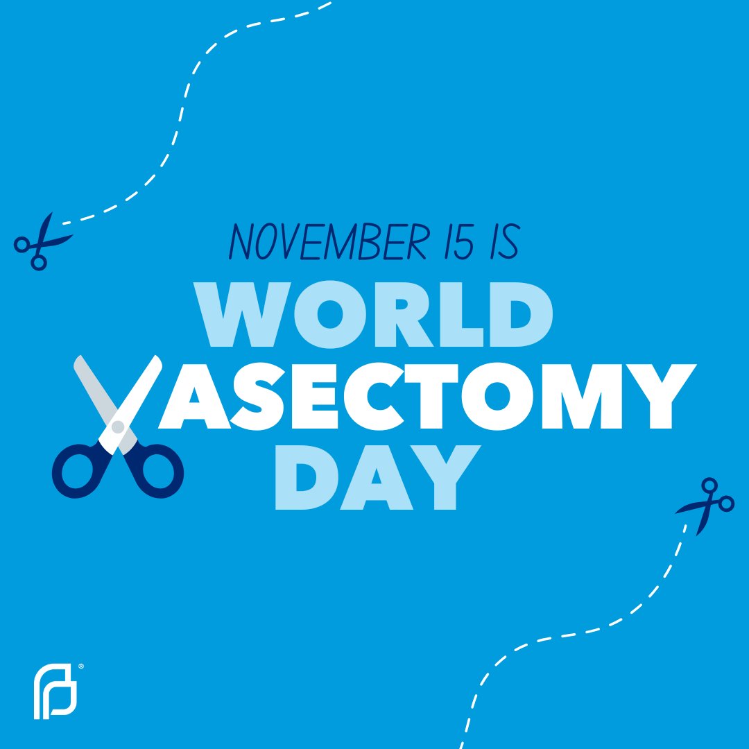 Vasectomies are safe, simple, and nearly 100% effective at preventing pregnancy—and we offer them right here in Houston. Learn more about this minimally invasive procedure at ppgulfcoast.org/vasectomy or call 1-800-230-PLAN to schedule your appointment! #WorldVasectomyDay
