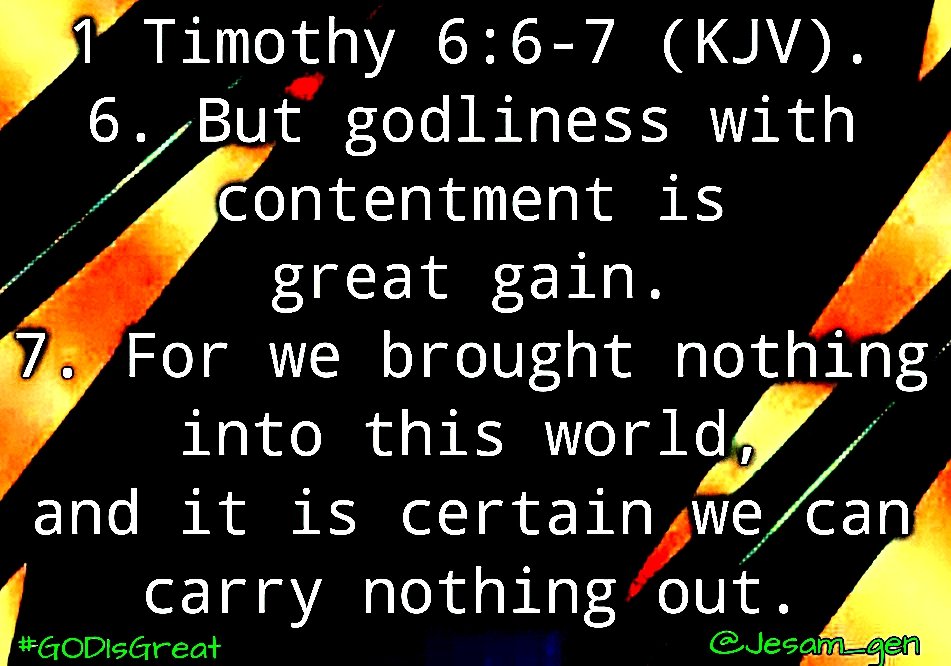 Absolutely💯 
#GODIsGreat #CHRIST_Saves
#HOLYSPIRIT #Love