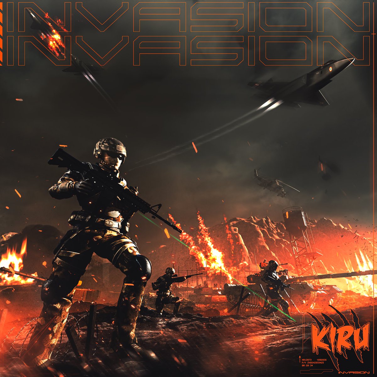 Kirudubz's tweet photo. I've been sitting on this one for a while and I feel like now is the best time to release my first tune INVASION and I hope you guys like it!

Thank you guys for the continuous love and support! 🔪🖤  Link in comments! 

🖼️: @NaiferDubz https://t.co/eC6hRSZc3w