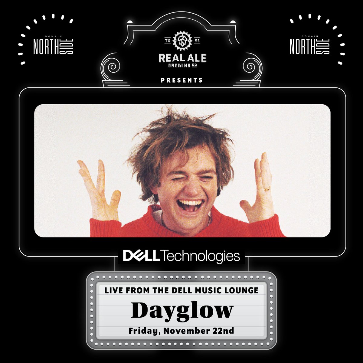 WIN ENTRY!

Our next Dell Music Lounge is with Dayglow on November 22nd! Register today to win entry to this exclusive performance.

kgsr.com/dellmusicloung…

Brought to you by <a href="/DellTech/">Dell Technologies</a>, <a href="/RealAleBrewing/">Real Ale Brewing Co.</a>, <a href="/NORTHSIDERckRse/">Domain NORTHSIDE + Rock Rose</a>, and CForce water.
