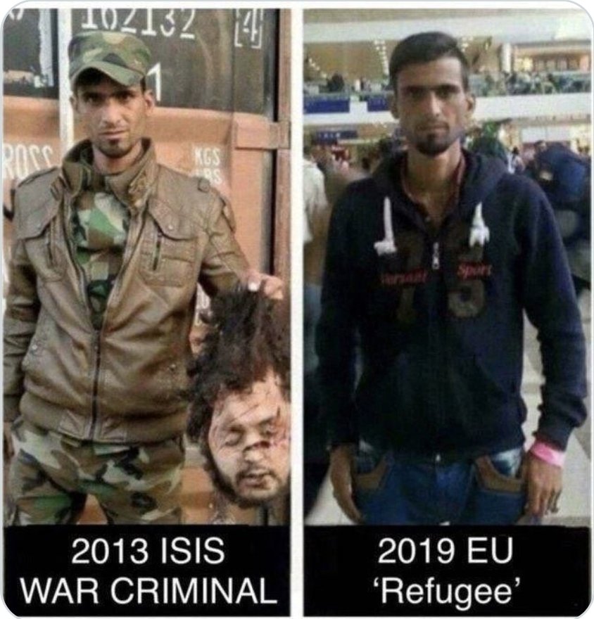 AnkaAnkica279's tweet photo. FBI pomagal prijeti kuharja v Ljubljani.
Prejšnji poklic: mesar v ISIS-u
Hobi: refugee na zdravljenju v EU
😵‍💫😵‍💫😵‍💫
https://t.co/sQMkjFbyLi https://t.co/5RLyY23vTB