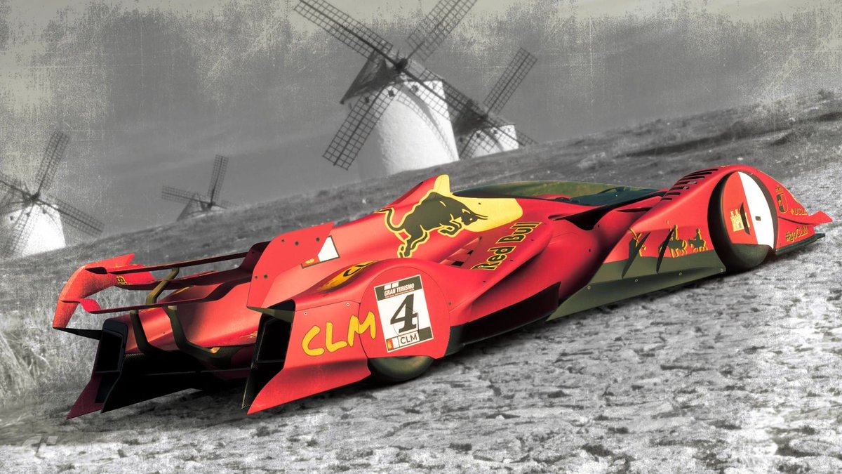 Este es el primer coche Fórmula que diseño para Castilla - La Mancha, y al ser un Red Bull, he optado por que la forma de los colores sea como la de los Red Bull. Un diseño que no es muy original pero atrevido.

💜💛🤍 <a href="/SeleccionCLMgt/">Selección De CLM CeC Gt</a> 
📸 <a href="/AJSF_design/">AJSF_design</a> 
🏆 <a href="/CECcomunidades/">CEC Campeonato Español De Comunidades</a>