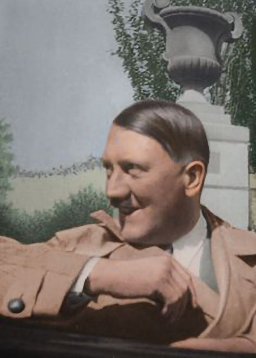 Photograph📸 of Adolf Hitler enjoying a beautiful day.