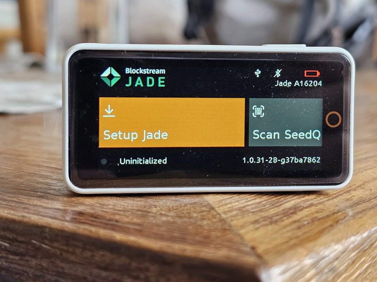 odudex♱ (@odudex) on Twitter photo After 4 years, it is nice to revisit and check the progress of <a href="/Blockstream/">Blockstream</a> Jade. This time running on <a href="/lilygo9/">LILYGO</a> T-Display S3 PRO.
Thanks <a href="/YTCryptoGuide/">Crypto-Guide</a> for the tips! After 4 years, it is nice to revisit and check the progress of <a href="/Blockstream/">Blockstream</a> Jade. This time running on <a href="/lilygo9/">LILYGO</a> T-Display S3 PRO.
Thanks <a href="/YTCryptoGuide/">Crypto-Guide</a> for the tips!