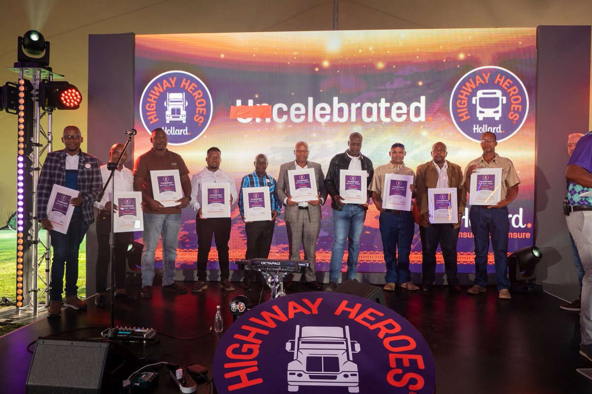 Shout-out to all drivers participating in the #HollardHighwayHeroes competition! 

Your responsible driving habits are turning unsafe roads into safer ones. Tonight, your hard work has paid off – congratulations to all the category winners

#HollardHighwayHeroes
#InsureYourUnsure