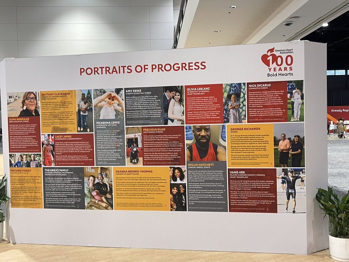 AnastasiaSMihai's tweet photo. Came to collect my #FAHA badge &amp; greeted by Dr Braunwald &amp; amazing #Centennial displays for the wonderful 💯years #BoldHearts @AHAScience @GoRedForWomen &amp; more!

Ready for #AHA24 &amp; looking fwd to seeing everyone https://t.co/33uXq0WQFz