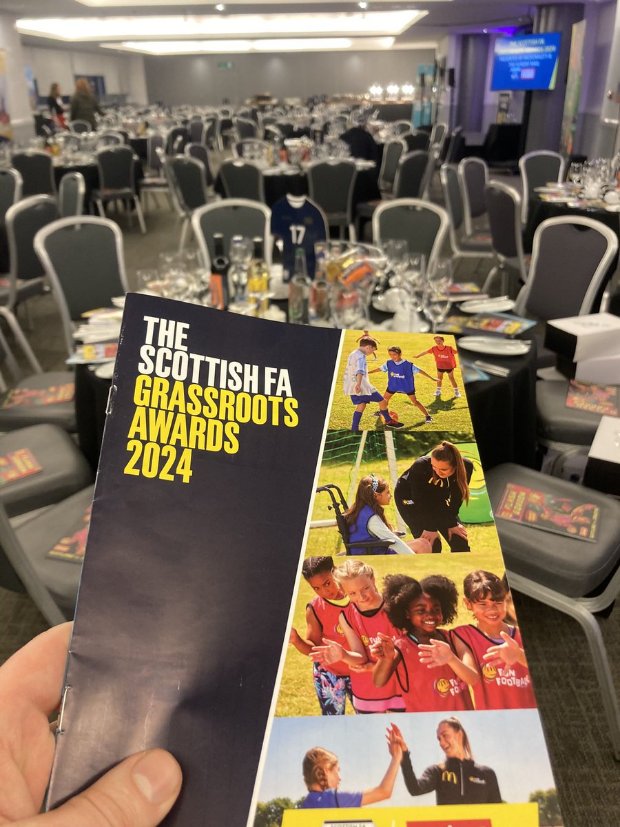 Paul Hugh McNeill (@paulhmcneill) on Twitter photo All set for the best night of the year 🙏
It’s the <a href="/ScottishFA/">Scottish FA</a> Grassroots Awards in partnership with <a href="/FunFootballUK/">McDonald’s Fun Football</a> and the <a href="/Sunday_Mail/">Sunday Mail</a>
A night we here from those amazing volunteer and community clubs ❤️ All set for the best night of the year 🙏
It’s the <a href="/ScottishFA/">Scottish FA</a> Grassroots Awards in partnership with <a href="/FunFootballUK/">McDonald’s Fun Football</a> and the <a href="/Sunday_Mail/">Sunday Mail</a>
A night we here from those amazing volunteer and community clubs ❤️