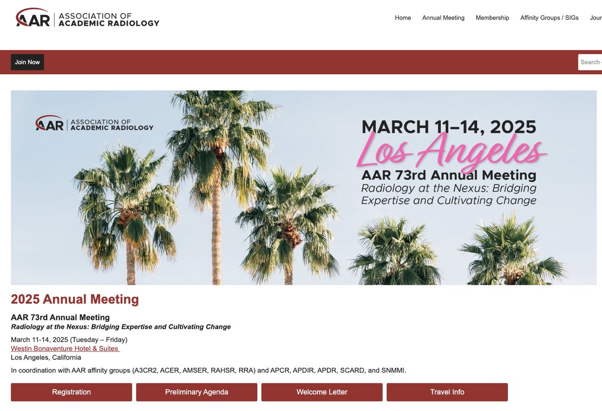 Just registered for my favorite meeting <a href="/aaradiol/">AAR</a> ! Join us in L.A. for #AAR25 with <a href="/theAPDR/">The APDR</a> <a href="/ACER_AUR/">ACER AUR</a> &amp; other affiliated groups-&amp; get a ticket for the annual #RadiologysGotTalent show to support AAR Research &amp; Education Foundation! #RadEd #RadArt🩻🎨💃🎻 aur.org/annual-meeting