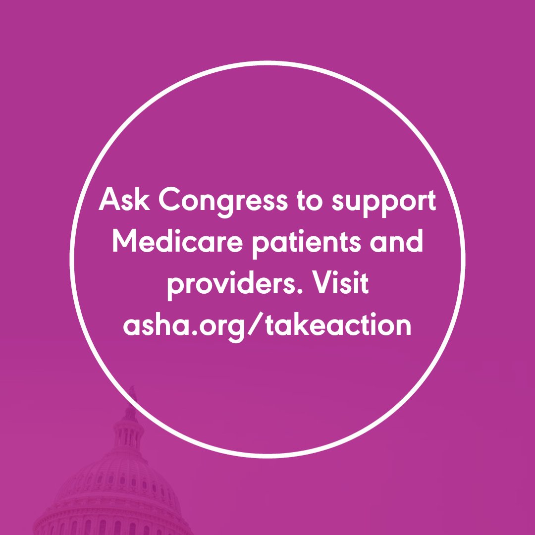 ASHA (@ashaweb) on Twitter photo The Centers for Medicare & Medicaid Services (CMS) released the 2025 Medicare Physician Fee Schedule that contains many important items for audiologists and SLPs. Read <a href="/ASHAAdvocacy/">ASHA Advocacy</a>’s full summary and take action: asha.org/news/2024/medi… The Centers for Medicare & Medicaid Services (CMS) released the 2025 Medicare Physician Fee Schedule that contains many important items for audiologists and SLPs. Read <a href="/ASHAAdvocacy/">ASHA Advocacy</a>’s full summary and take action: asha.org/news/2024/medi…
