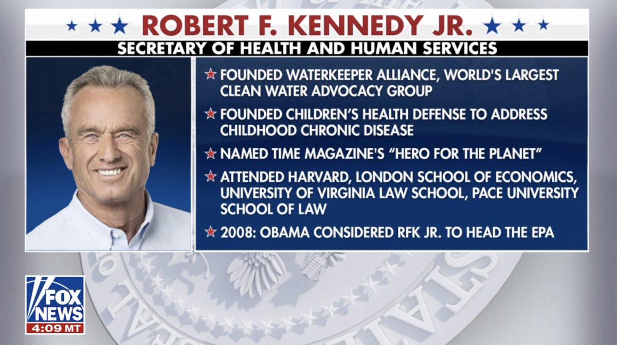 Gotta love the media finally covering <a href="/RobertKennedyJr/">Robert F. Kennedy Jr</a> fairly. #MAHA