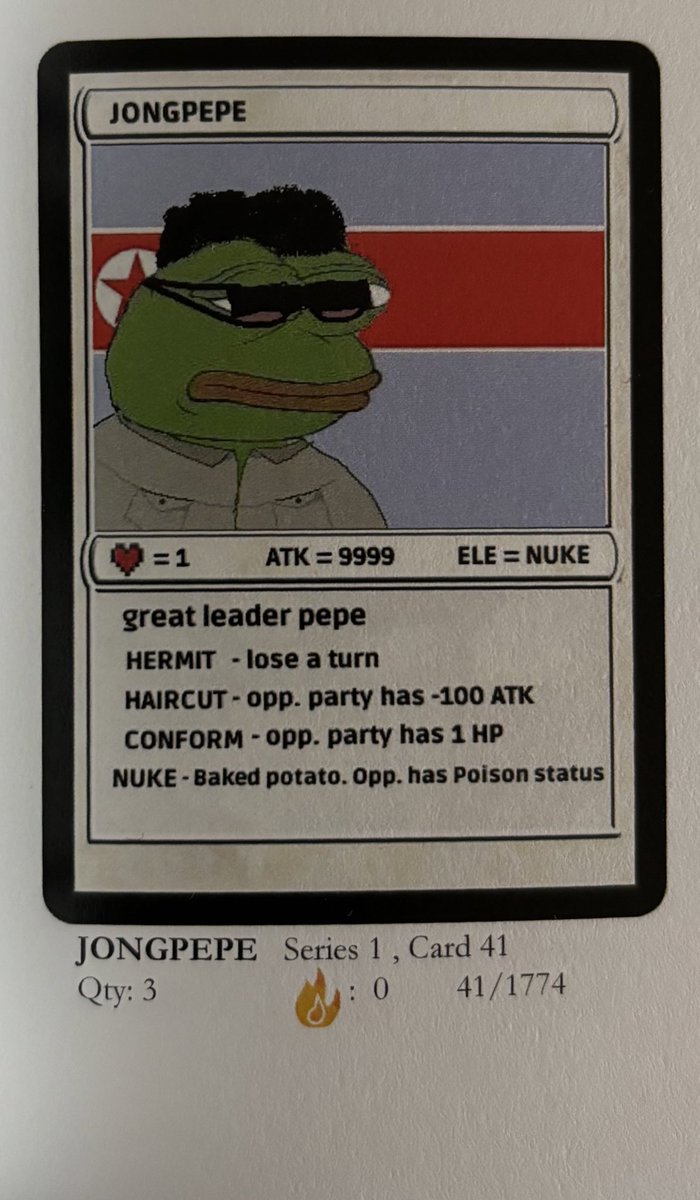 One OG #Rarepepe a day #jongpepe 🐸 #NFT #Bitcoin