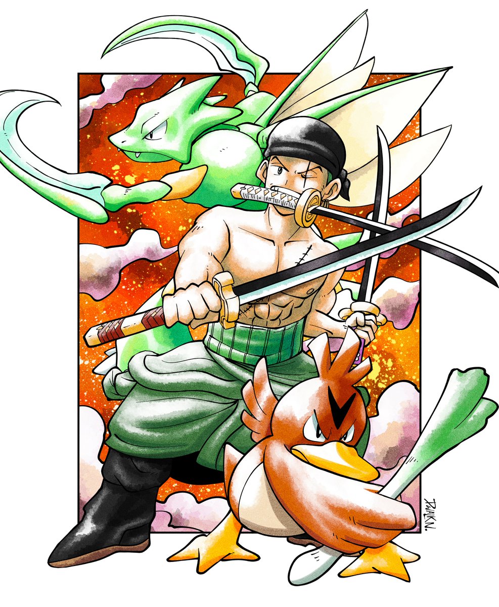 DWalkn's tweet photo. One Piece ❌ Pokemon
The Three Musketeers ⚔️ https://t.co/u0DgFr6xVk