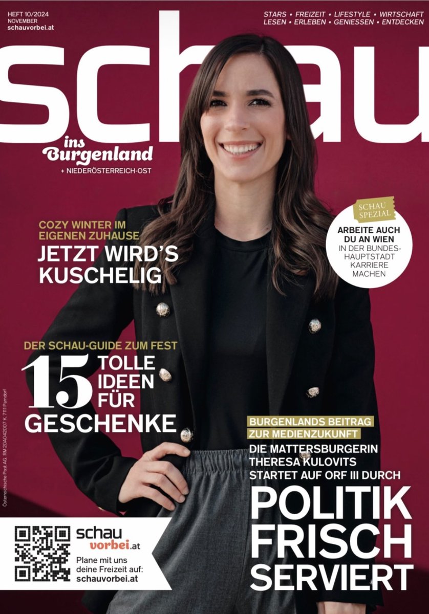 Reiner Reitsamer (@reinerreitsamer) on Twitter photo Schau, schau! Coverstory für <a href="/KulovitsTheresa/">Theresa Kulovits</a>! 👏 Burgenland‘s finest & die coolste Kollegin, die man sich wünschen kann… Schau, schau! Coverstory für <a href="/KulovitsTheresa/">Theresa Kulovits</a>! 👏 Burgenland‘s finest & die coolste Kollegin, die man sich wünschen kann…
