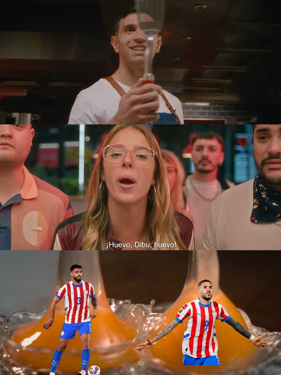 Huevo Dibu huevo!! 
🤣🤣
A pedido de <a href="/AppleyardAxel/">Axl86</a> 
#Albirroja #Paraguay #paraguayargentina