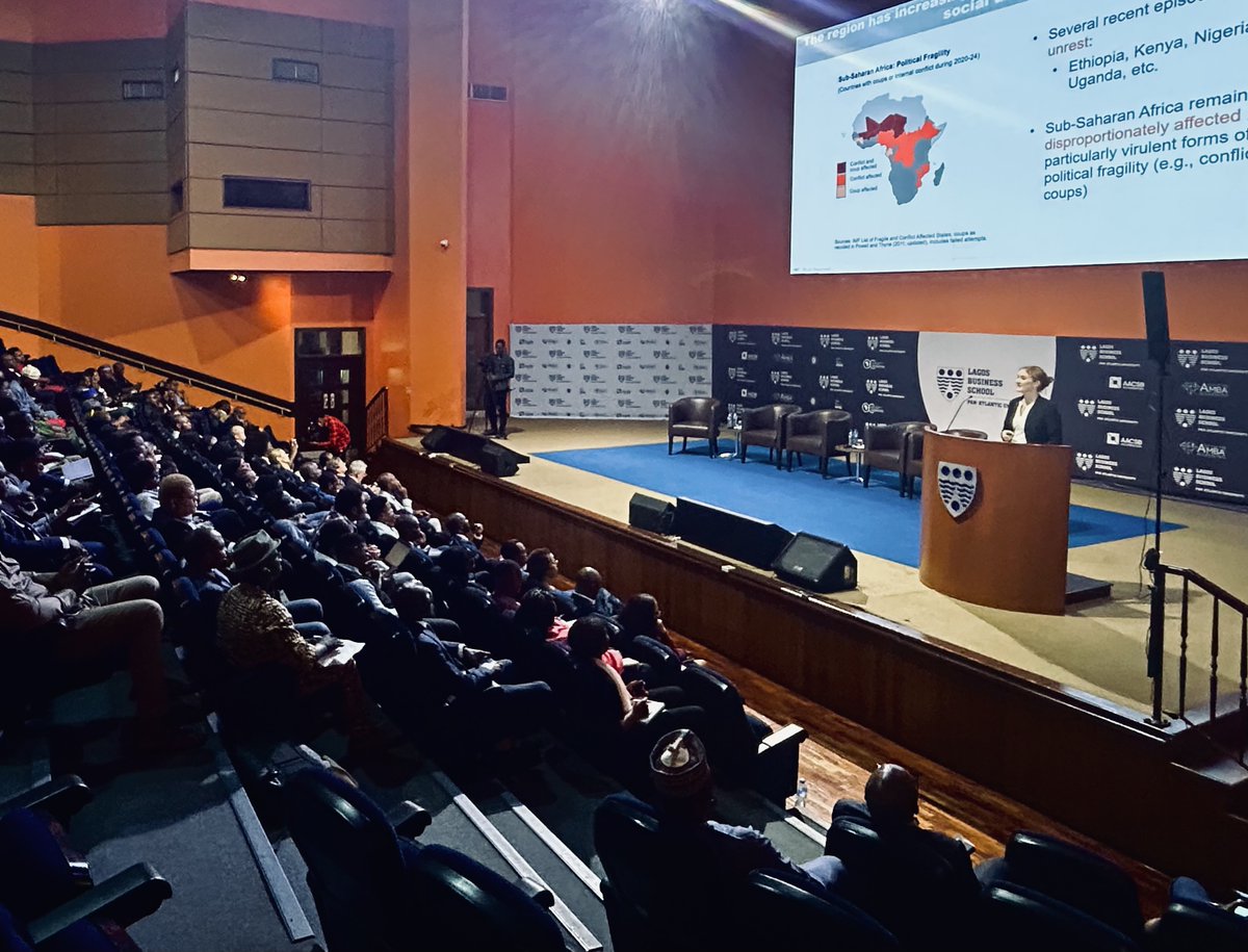 The IMF, in collaboration with <a href="/LBSNigeria/">Lagos Business School</a> and <a href="/officialNESG/">Nigerian Economic Summit Group (NESG)</a>, organized a launch event for the IMF's Regional Economic Outlook for SSA in Lagos, Nigeria. Watch the discussion on economic trends and insights into issues like job creation and gender: youtube.com/live/Ngv6OvNzX…