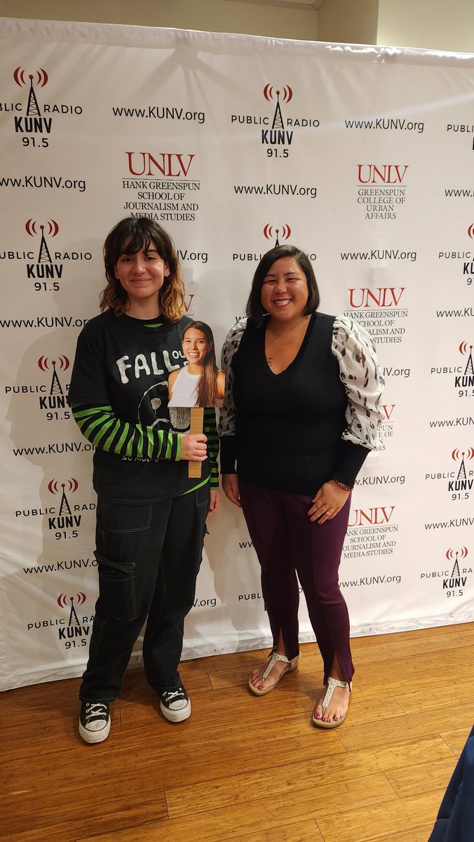 EricaMosca14's tweet photo. Inspiring afternoon with some #NVEd high school students at @unlv yesterday! Got the privilege to interview these amazing ambassadors about their @LasVegasSun Youth Forum experience. Was a reminder our future is bright with our young ppl in #HomeMeansNV! #NVLeg https://t.co/sGCLCKkZLv