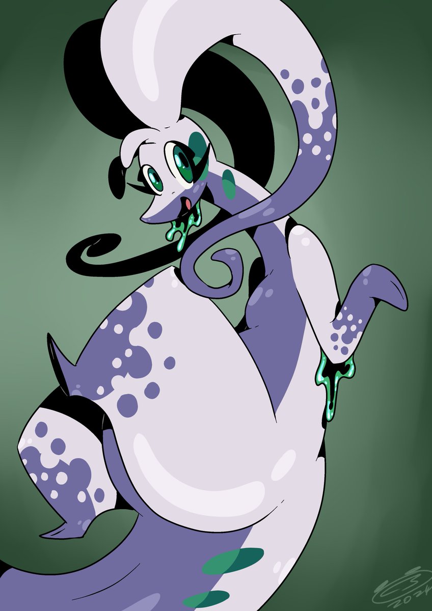 TheFreakyPanda1's tweet photo. More Goosona
---
#Pokemon #Fanart #OC #Goodra #Numelgon https://t.co/ZlHzroOnBf