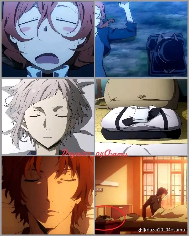 remszai's tweet photo. dazai folded their clothes when they passed out/fell asleep https://t.co/JEVyrNfZW8
