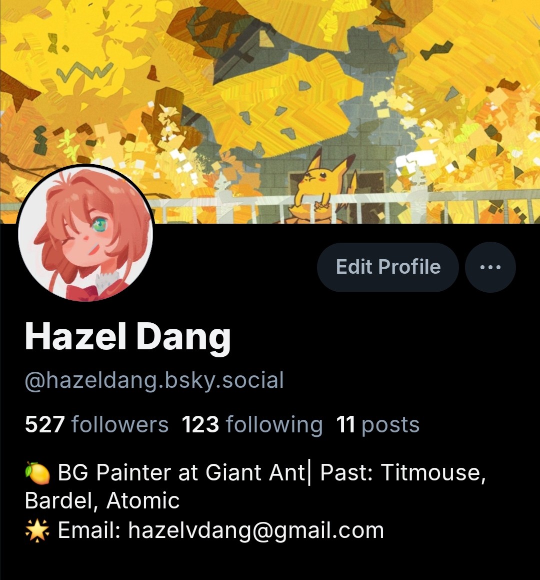 I'm also on here and will be posting most of my art there from now on 🦋