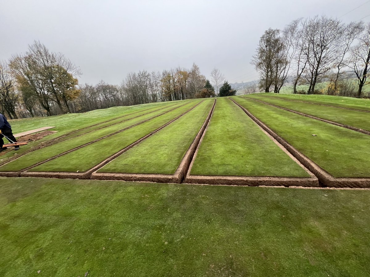 CRGCGreens's tweet photo. Busy week with the trench work finished on Tuesday,  big thanks to @ConsensusLtd. Then on with piping &amp; stoning the 10th, 17th and 12th. Also, fairway, tees and greens cut, aswell as applying a rocastem mix spray. Greens are recovering okay after the disease outbreak last week⛳️ https://t.co/rZuWBEzd5L