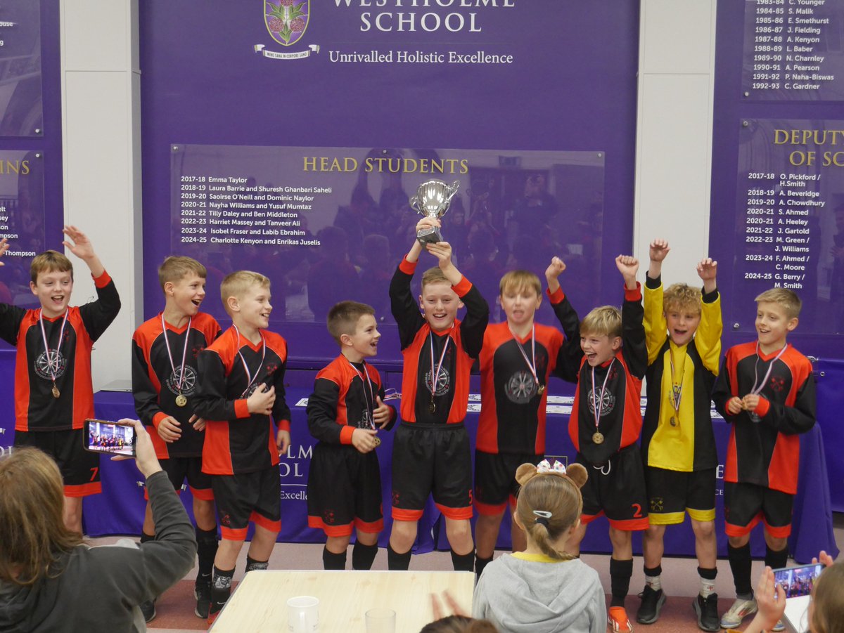 We saw the conclusion of our Primary Schools' Football Tournament this afternoon, with the Redeemer A winning the Plate competition and Salesbury CE taking home the main Trophy. Congratulations to our winners and thank you to everyone who took part!