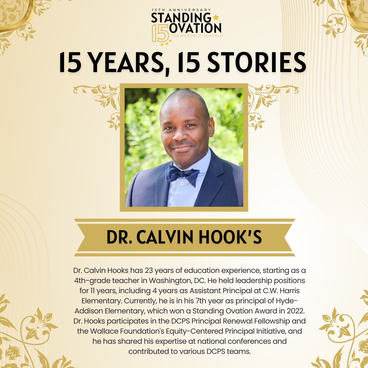 DCEdFund's tweet image. 15 Years, 15 Stories ✨ | Week 2
As we continue celebrating 15 years of Standing Ovation, we’re thrilled to recognize three incredible leaders who have made a lasting impact within DCPS:

These three changemakers embody the visionary leadership that continues to propel DCPS…