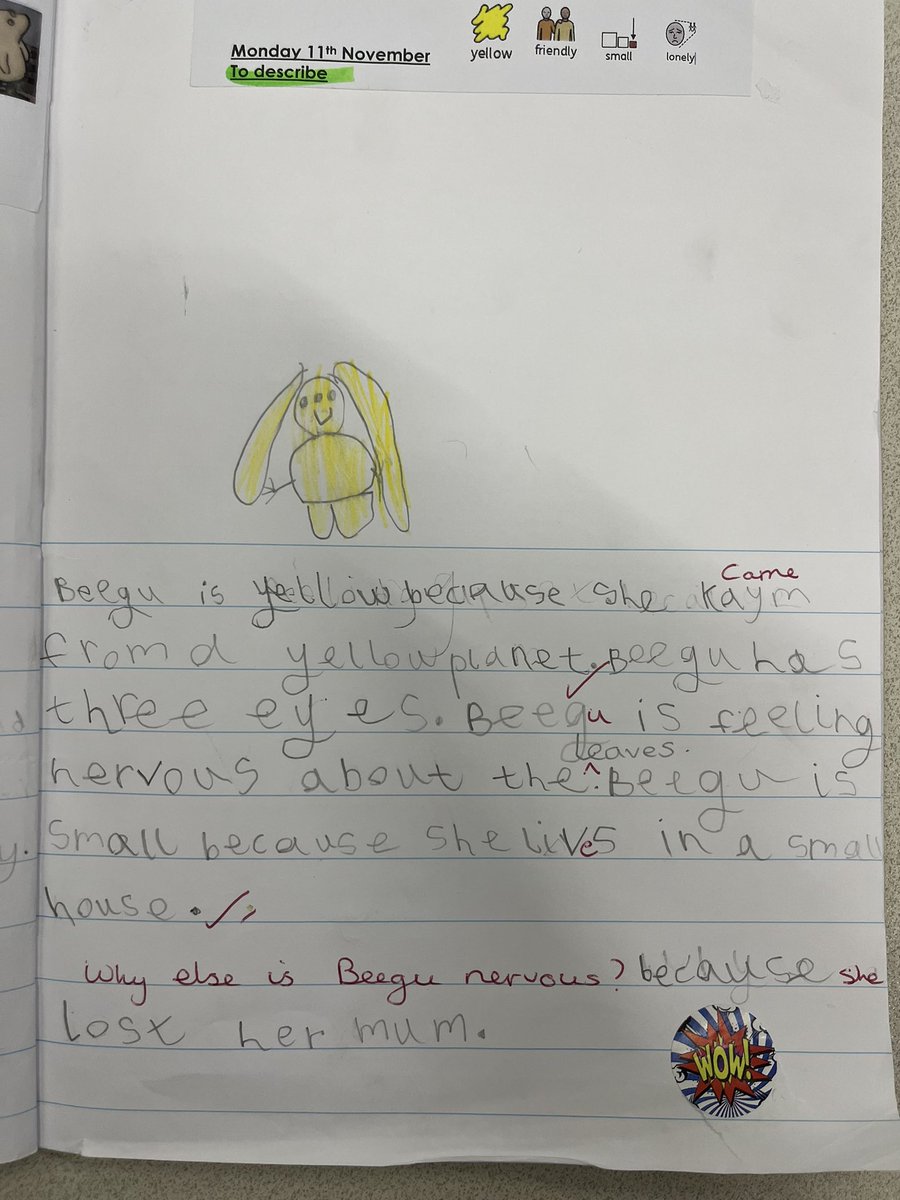 PrestonParkPrim's tweet photo. 1 Kingfisher have loved learning about Beegu this week. They created the planet Beegu was from, described Beegu and even predicted the ending of the story.. 👽🛸 #LearningtodayLeadingtomorrow   #Beegu https://t.co/YpxgutbHLa