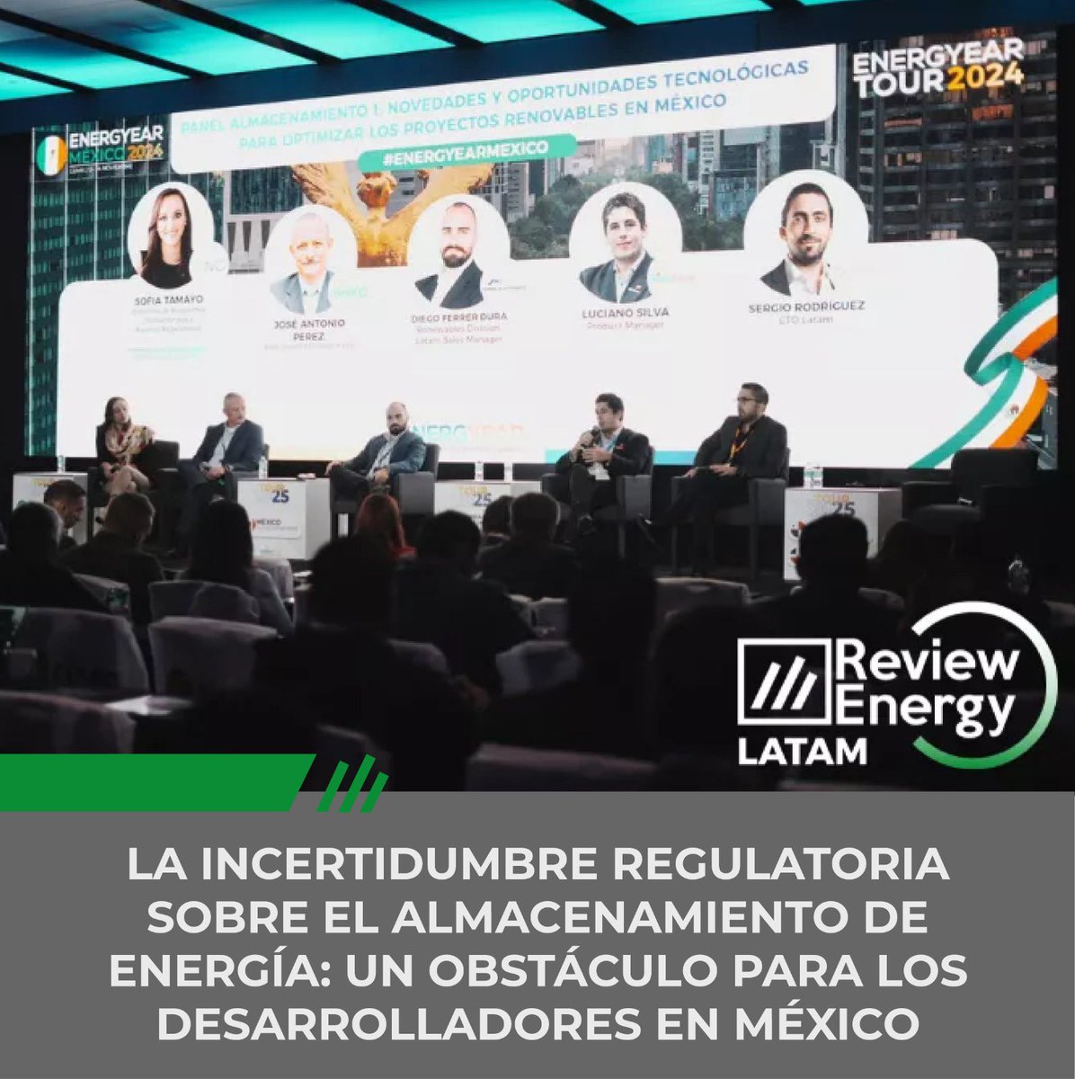 review_energy's tweet image. 📢 Los expertos reunidos en #Energyear México 🇲🇽 coincidieron en que, a pesar de los avances normativos, todavía existen vacíos regulatorios que deben resolverse para garantizar la viabilidad financiera 💰 de los proyectos de #almacenamiento.
➡️ goo.su/ETk7HWx