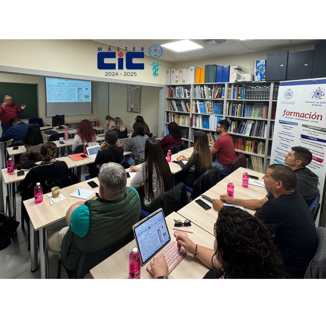 COLQUIMUR's tweet image. 💚 Cosmética Natural UNE en 16128  en el VI Máster en Ciencia e Industria Cosmética con Miguel Martínez.
@cofmurcia #cofrm #colquimur #colquimurformación #vmastercic #cosmética #mástercosmética #formacióncosmética #cosmetic