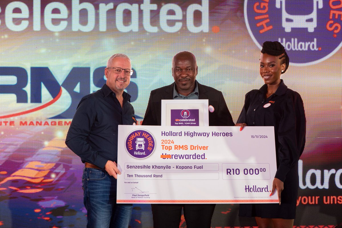 Bus and truck drivers are on the front lines daily, protecting road users against life's unsures. Their excellent driving skills deserve to be rewarded!  Congrats to our winners!  #HollardHighwayHeroes 
#InsureYourUnsure