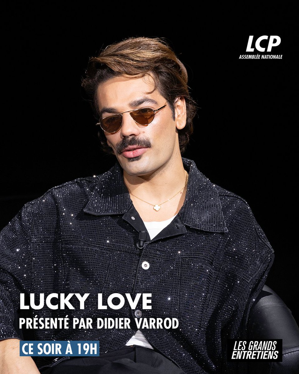LCP (@lcp) on Twitter photo 🆕 Les Grands Entretiens "A quoi sert une chanson ?" de <a href="/DVarrod/">Didier Varrod</a>
avec l'auteur-compositeur-interprète <a href="/LuckyLoveIcon/">LUCKY LOVE</a>
📺#GrandsEntretiens à 19h #canal13 🆕 Les Grands Entretiens "A quoi sert une chanson ?" de <a href="/DVarrod/">Didier Varrod</a>
avec l'auteur-compositeur-interprète <a href="/LuckyLoveIcon/">LUCKY LOVE</a>
📺#GrandsEntretiens à 19h #canal13