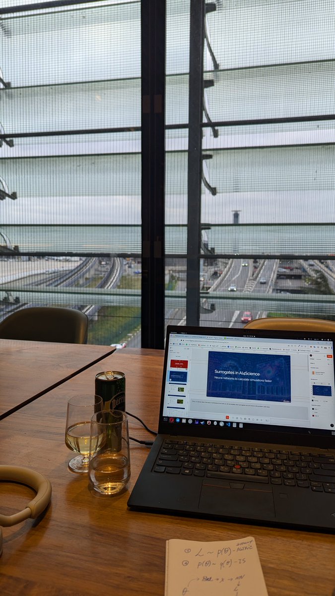 On my way to the Supercomputing conference in Atlanta, US; finishing touches on my slides, going to present our last paper 🥳