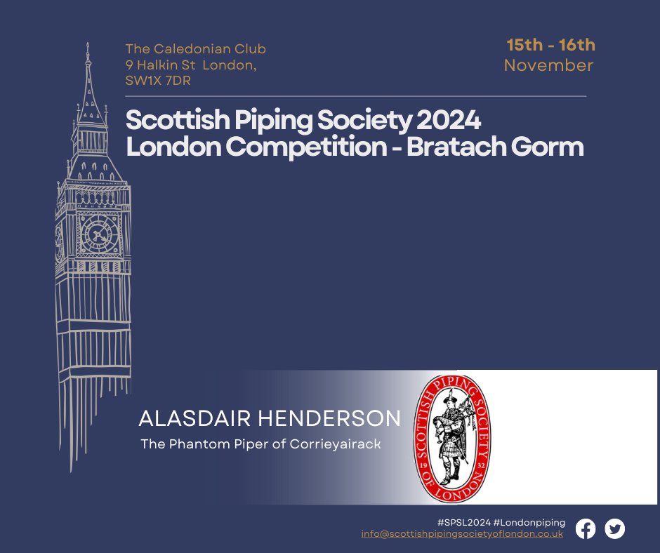 LondonPiping's tweet photo. Alasdair Henderson
Playing The Phantom Piper of Corrieyairack
#spsl2024 #Londonpiping https://t.co/V4pkg6mTS7