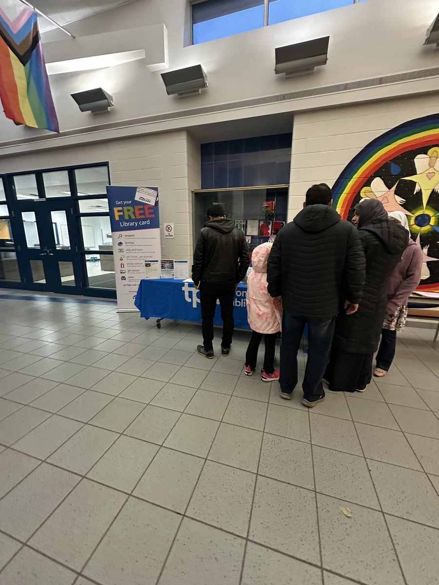 S. Georgilas (@mrsgeorgilas) on Twitter photo Huge thank you to Flemingdon and Thorncliffe Toronto Public Library branches for joining us during our parent-teacher interviews! Your efforts in helping students and families create library cards are appreciated. <a href="/torontolibrary/">Toronto Public Library</a> <a href="/tdsb/">Toronto District School Board</a> <a href="/mmefrhmnd/">Dr. Z. Farahmand, Ed.D</a> <a href="/ValleyParkTDSB/">Valley Park Middle School</a> Huge thank you to Flemingdon and Thorncliffe Toronto Public Library branches for joining us during our parent-teacher interviews! Your efforts in helping students and families create library cards are appreciated. <a href="/torontolibrary/">Toronto Public Library</a> <a href="/tdsb/">Toronto District School Board</a> <a href="/mmefrhmnd/">Dr. Z. Farahmand, Ed.D</a> <a href="/ValleyParkTDSB/">Valley Park Middle School</a>