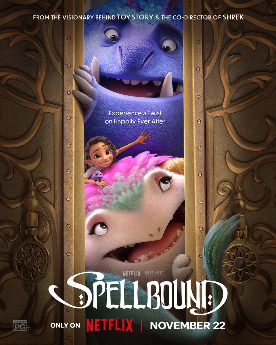 OTTPlusCinema's tweet photo. Netflix Animated Film #SpellBound Streaming From 22nd Nov On #Netflix.
Voices: #RachelZegler, #JohnLithgow, #JeniferLewis, #NathanLane, #TitussBurgess, #JavierBardem, #NicoleKidman & More.
Directed By #VickyJenson.
#SpellBoundOnNetflix
#AnimatedFilm #NetflixFilm #OTTPlusCinema https://t.co/htmuUbitWL