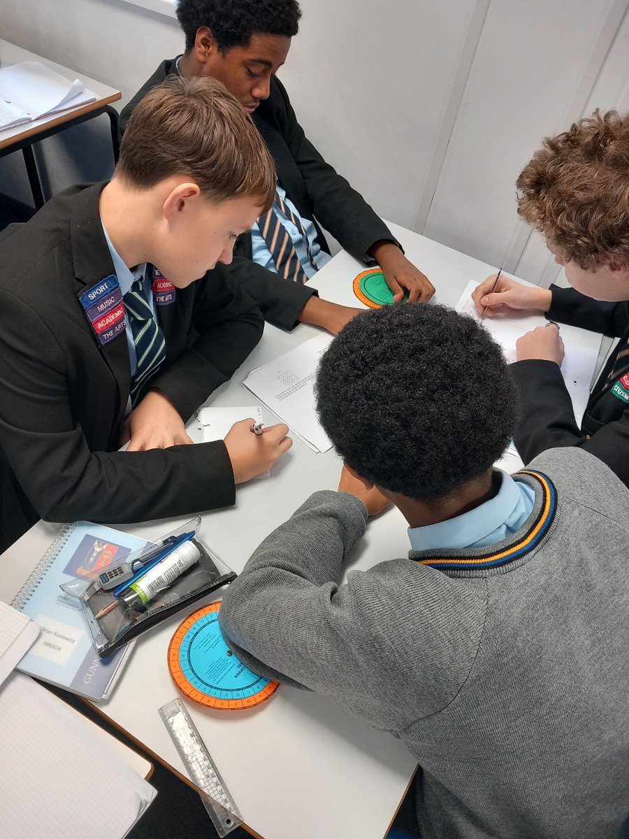 GunnersburySch's tweet photo. Gunnersbury enjoyed their Enrichment and Careers Week, taking part in many activities and discovering how maths is used in the workplace from #bbcbitesize.
Y10 are pictured here taking part in an encryption activity https://t.co/wSS7cHGIjr