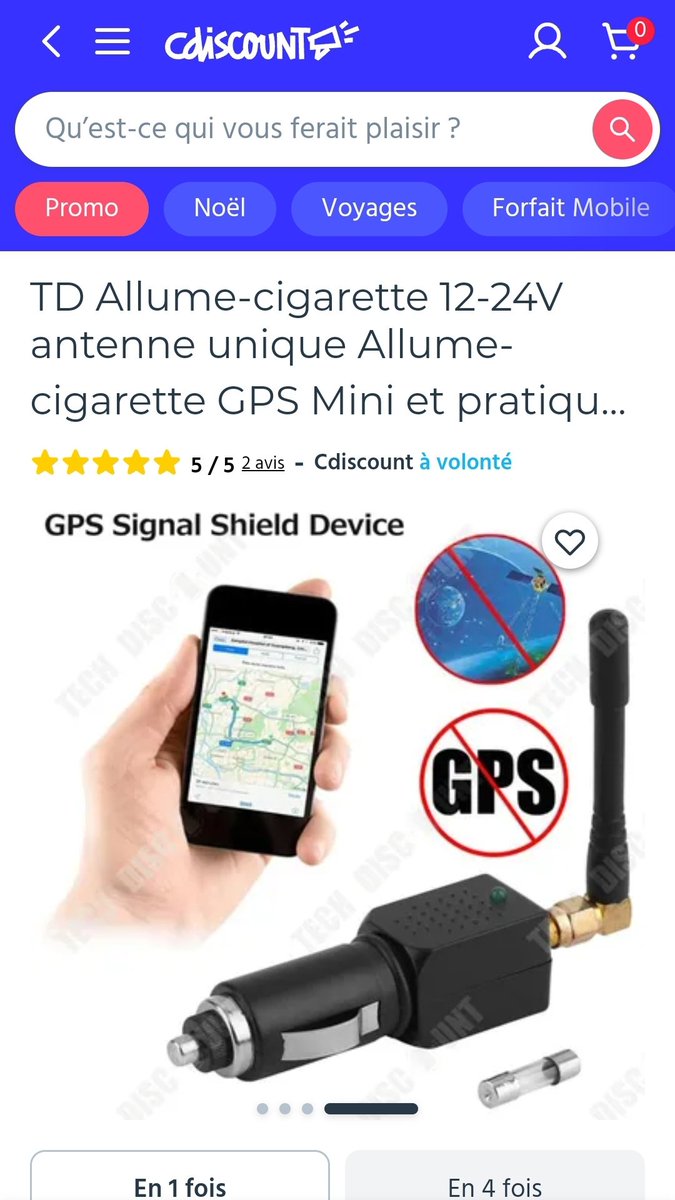 Coucou <a href="/Cdiscount/">Cdiscount</a> ! Ça va tranquille de vendre des produits illégaux et d'en faire la promotion sur Instagram ?
Cc <a href="/anfr/">Agence nationale des fréquences</a>
