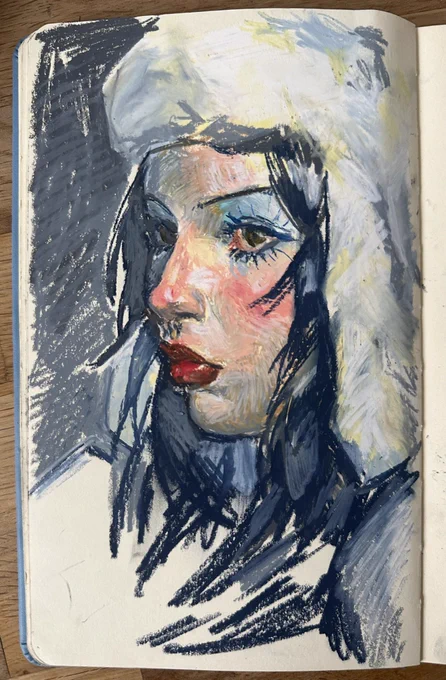 some traditional works i`ve recently done as uni prep (oil pastel is what i live for)