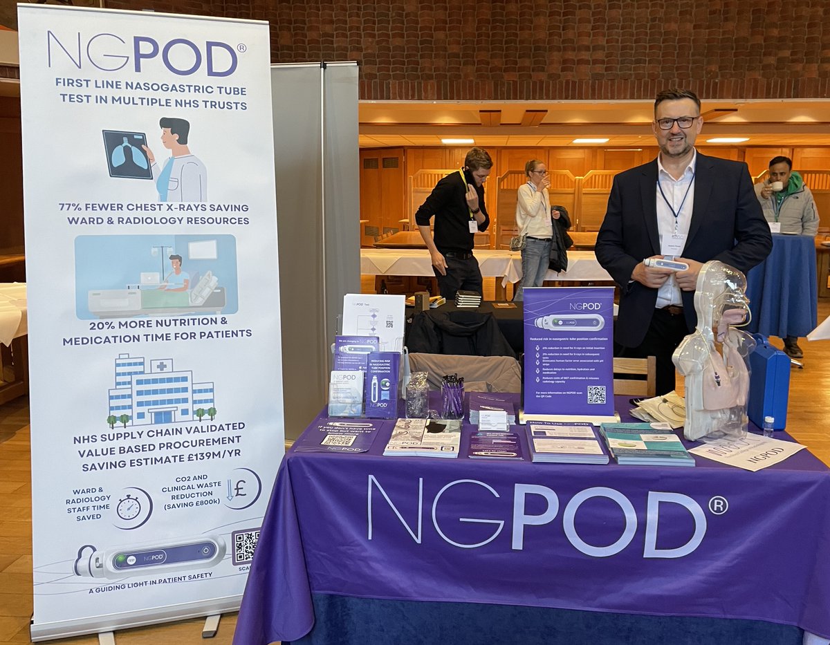 NGPod Global (@ngpodglobal) on Twitter photo Had an amazing time at #REALM! It was great to engage in meaningful discussions about how NGPOD can help reduce the number of X-rays for NGT placement confirmation, freeing up valuable time for radiology. A huge thank you to <a href="/RCRadiologists/">The Royal College of Radiologists</a> for hosting such an insightful event! Had an amazing time at #REALM! It was great to engage in meaningful discussions about how NGPOD can help reduce the number of X-rays for NGT placement confirmation, freeing up valuable time for radiology. A huge thank you to <a href="/RCRadiologists/">The Royal College of Radiologists</a> for hosting such an insightful event!