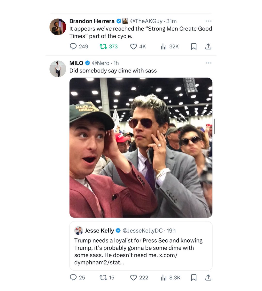 Caroline tweet media