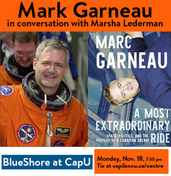 The BlueShore at CapU (@blueshoreatcapu) on Twitter photo What's it like to be an #astronaut? <a href="/MarcGarneau/">Marc Garneau</a> talks about what he was thinking the moments before he became the first Canadian to go into space, at BlueShore at CapU, Nov. 18. Tickets $20 at capilanou.ca./centre. What's it like to be an #astronaut? <a href="/MarcGarneau/">Marc Garneau</a> talks about what he was thinking the moments before he became the first Canadian to go into space, at BlueShore at CapU, Nov. 18. Tickets $20 at capilanou.ca./centre.