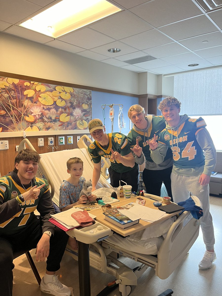 I had a great time visiting children at the hospital today! <a href="/GandGCollective/">The Green and The Gold Collective</a>